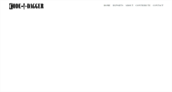 Desktop Screenshot of codeanddagger.com